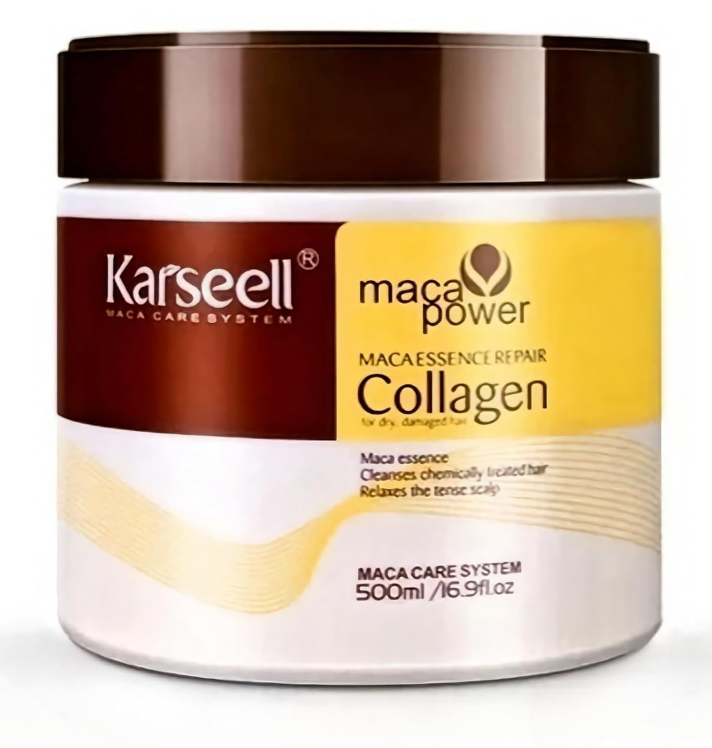 Karseell Hair Repair Set: Shampoo, Conditioner & Maca Collagen Mask 50.7oz