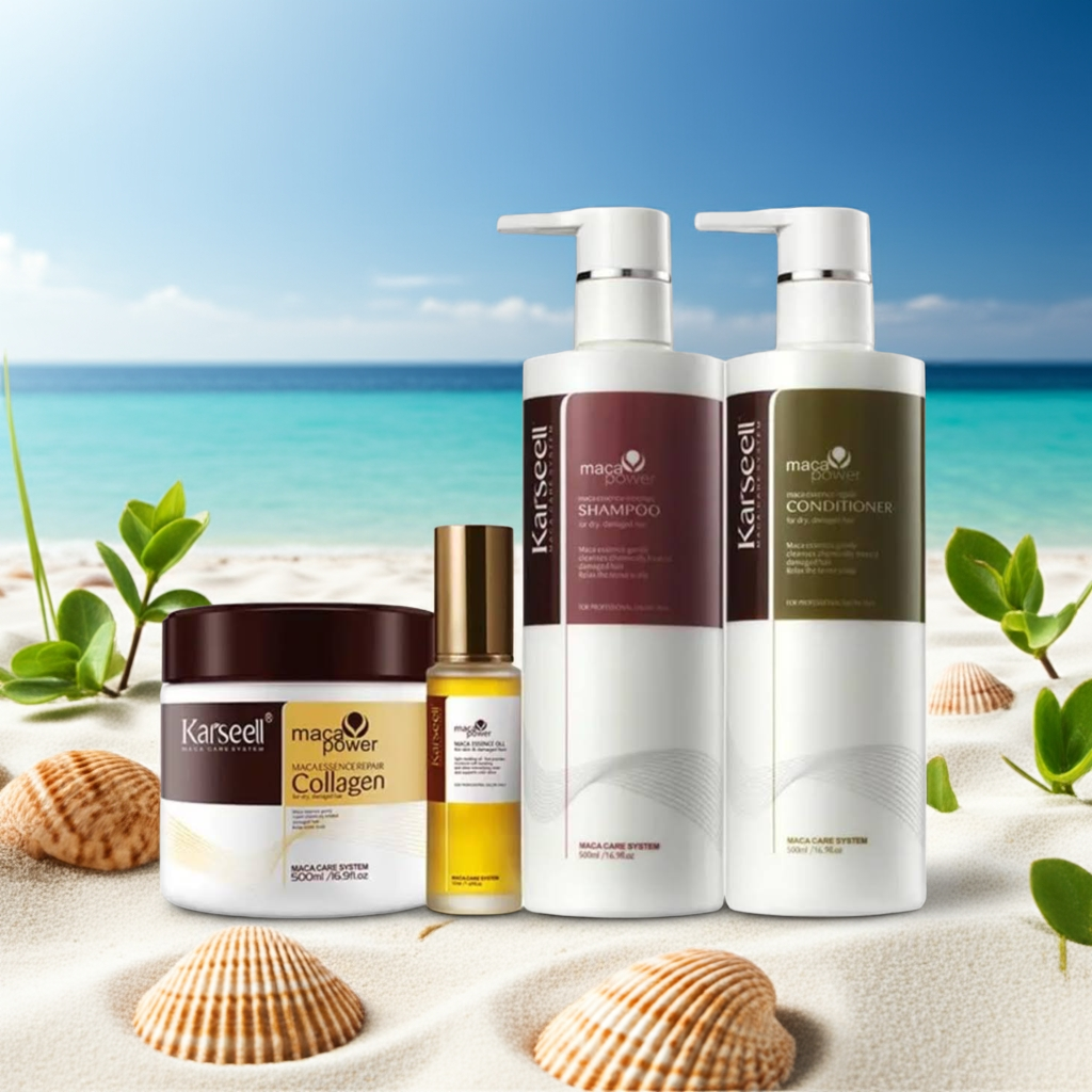Karseell Hair Repair Set: Shampoo, Conditioner & Mask 500ml, Oil 50 ml