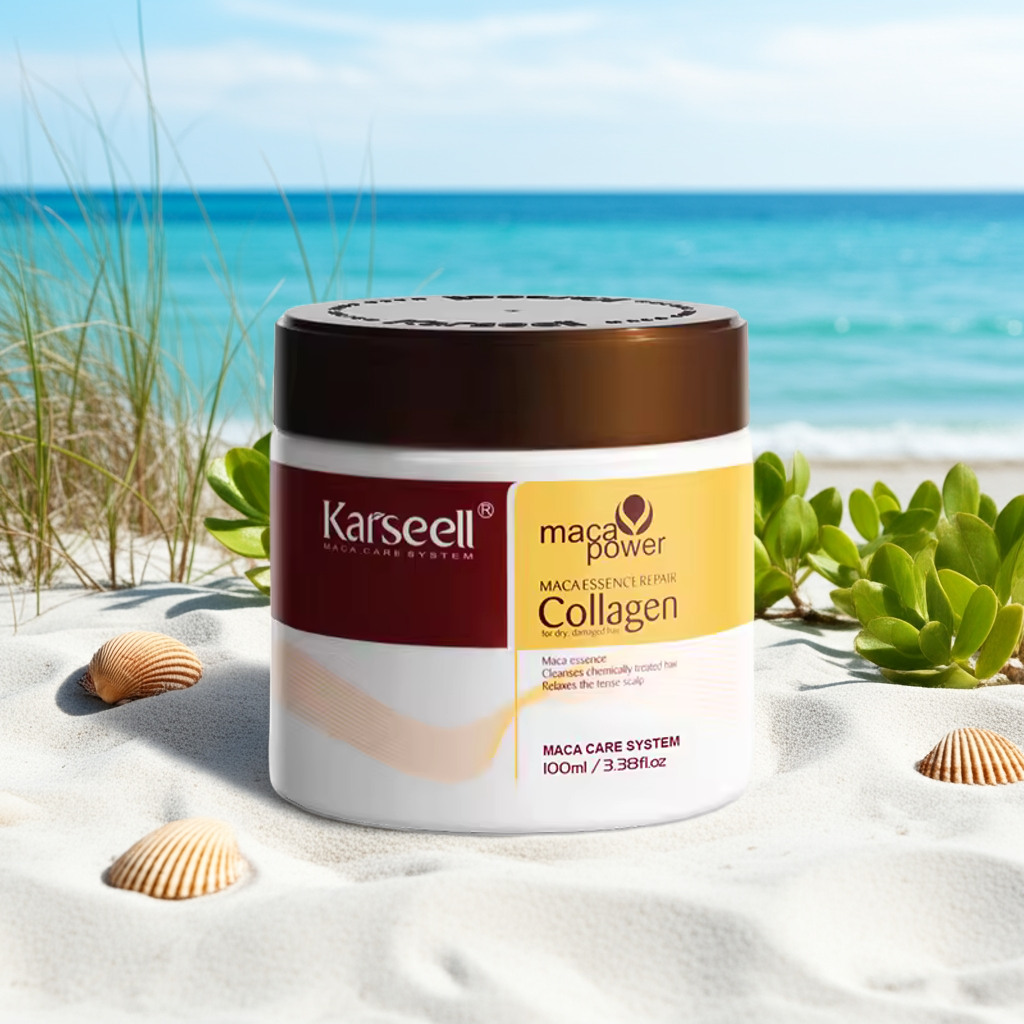 Karseell collageen haarmasker 100 ml - diepe reparatie voor alle haartypen