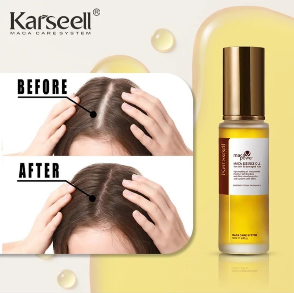 Karseell Hair Repair Set: Shampoo, Conditioner & Maca Collagen Mask 52.39 fl oz