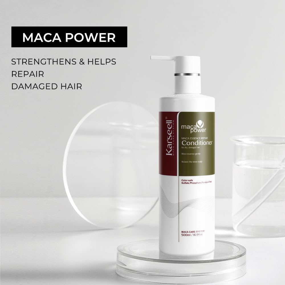 Karseell Maca Essence Conditioner 500ml for Dry, Damaged Hair