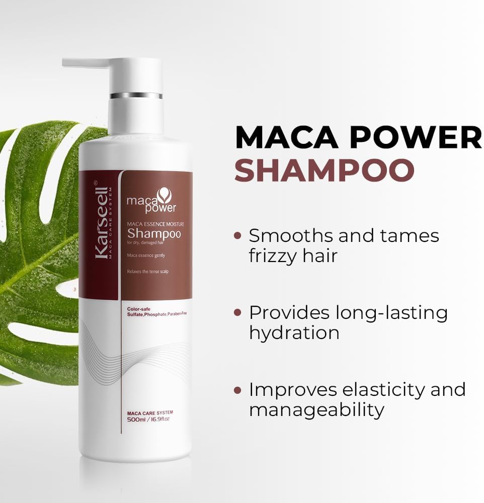 Karseell Sulphate-Free Moisturizing Shampoo with Maca Essence 500ml