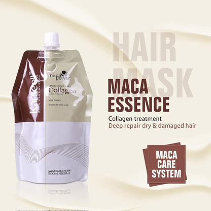 Karseell Hair Mask & Maca Essence - 500ml Deep Repair for All Hair Types