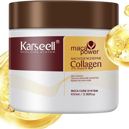 Karseell Collagen Hair Mask 100ml - Deep Repair for All Hair Types